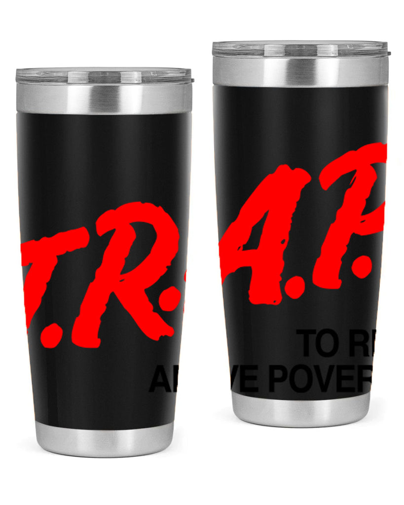 trap 17#- black words phrases- Cotton Tank