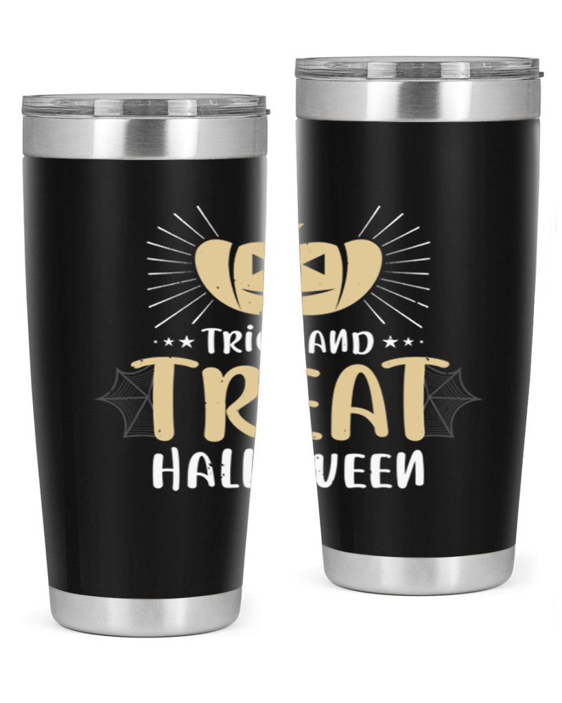 trick and treat halloween 125#- halloween- Tumbler