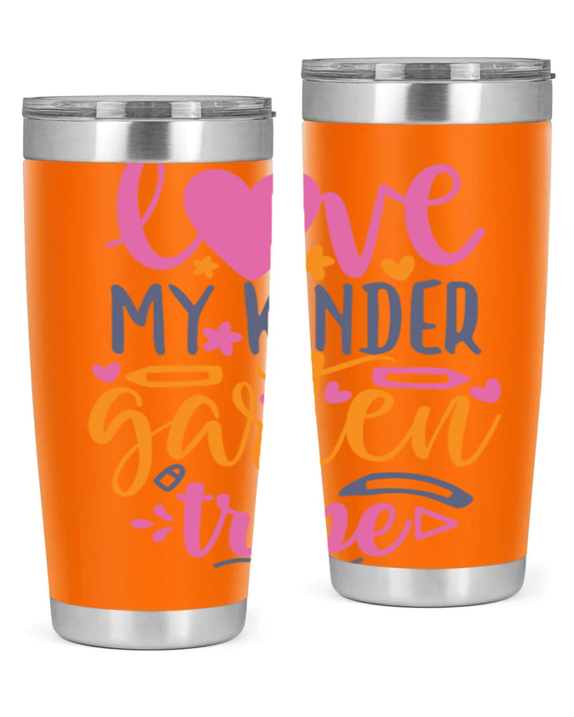 100 love my kinder garten tribe 36#- 100 days of school- Tumbler