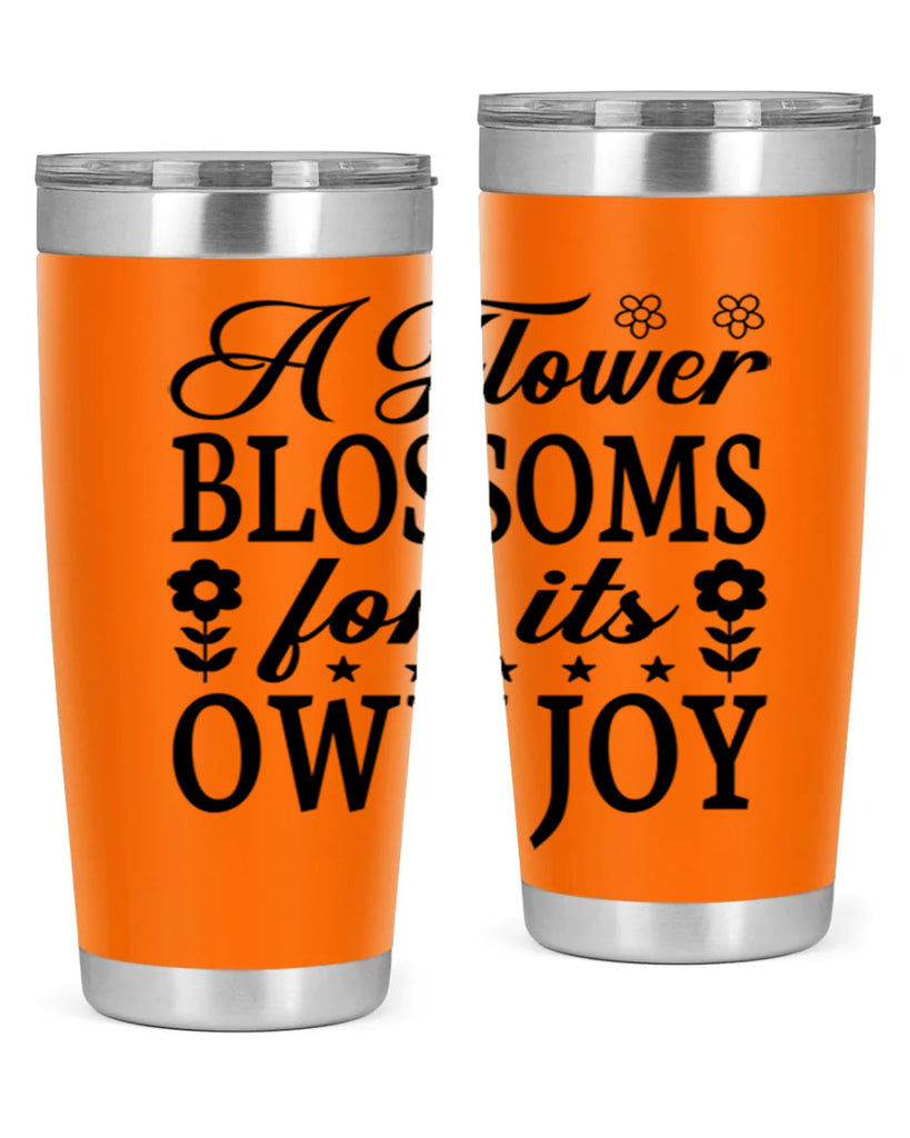 A flower blossoms for its 13#- spring- Tumbler