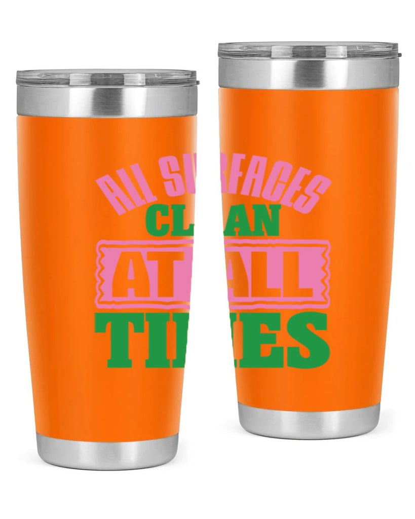 All surfaces clean at all times Style 1#- cleaner- tumbler