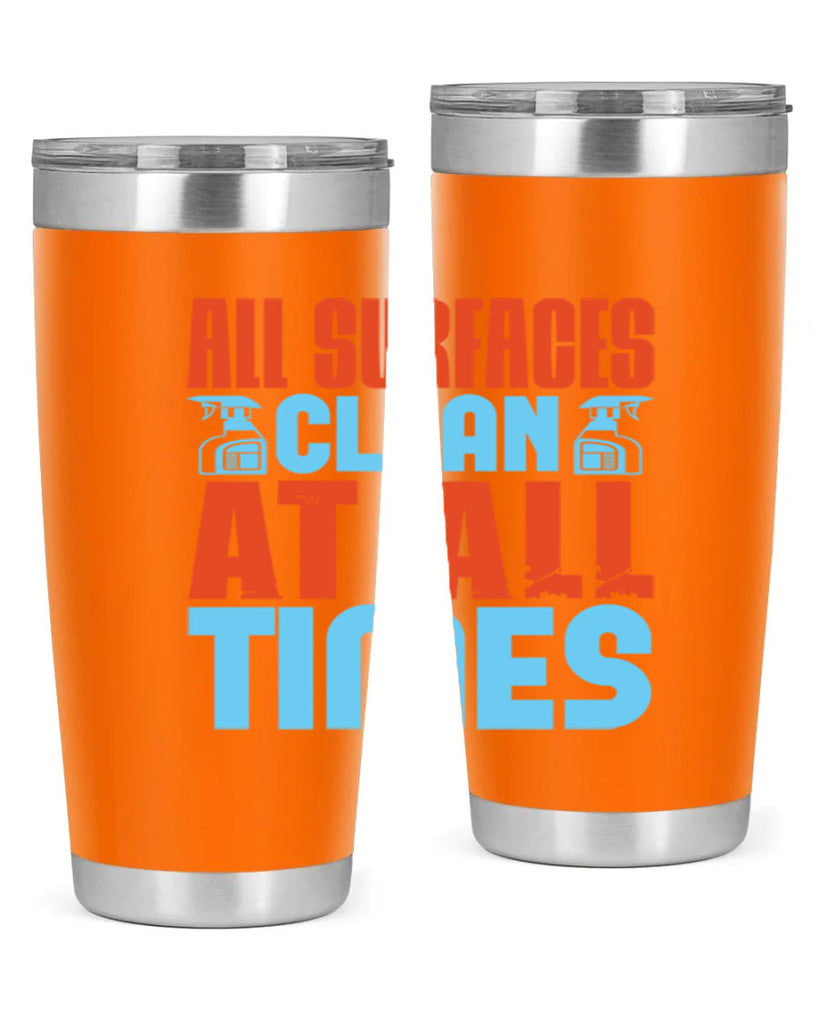 All surfaces clean at all times Style 2#- cleaner- tumbler