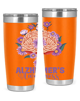 AlzheimerS Awareness Brain 12#- alzheimers- Tumbler