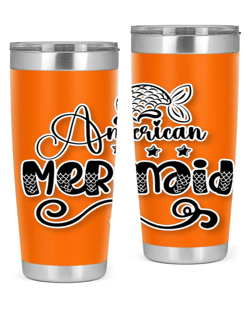 American Mermaid 15#- mermaid- Tumbler