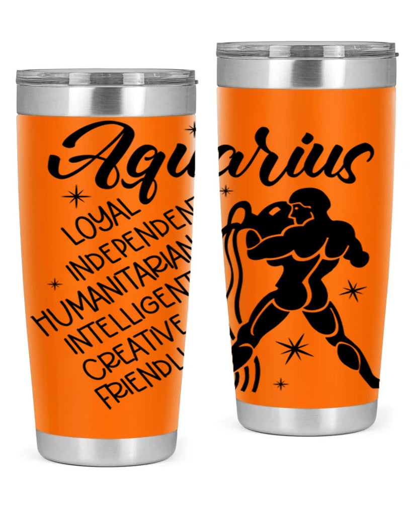 Aquarius 72#- zodiac- Tumbler