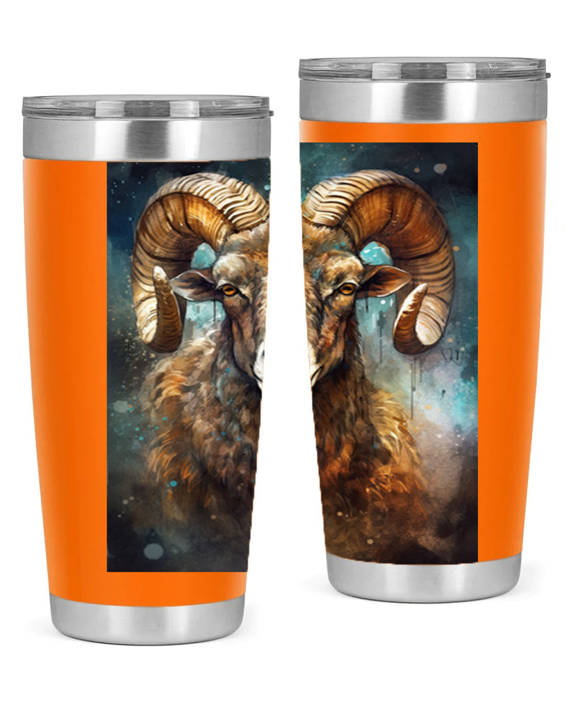 Aries 54#- zodiac- Tumbler