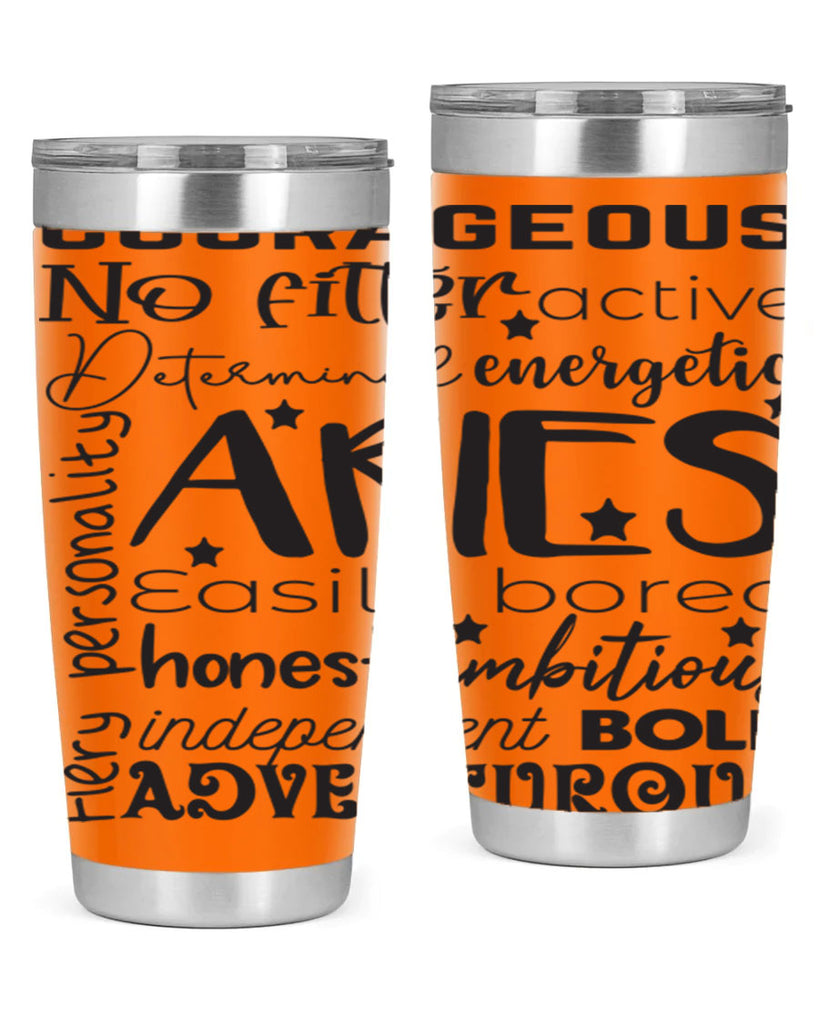 Aries 564#- zodiac- Tumbler