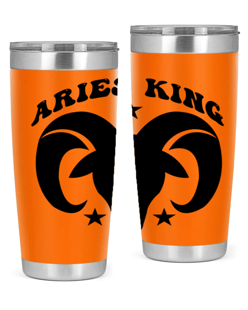 Aries king 110#- zodiac- Tumbler