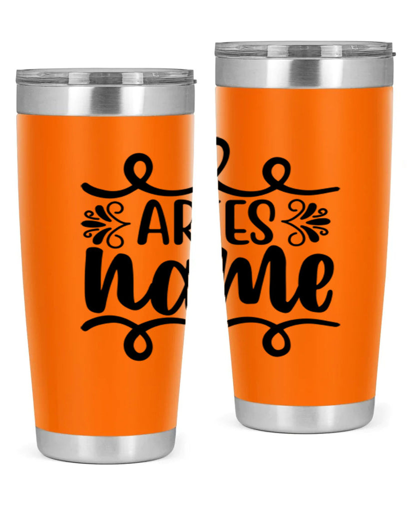 Ariesname 112#- zodiac- Tumbler