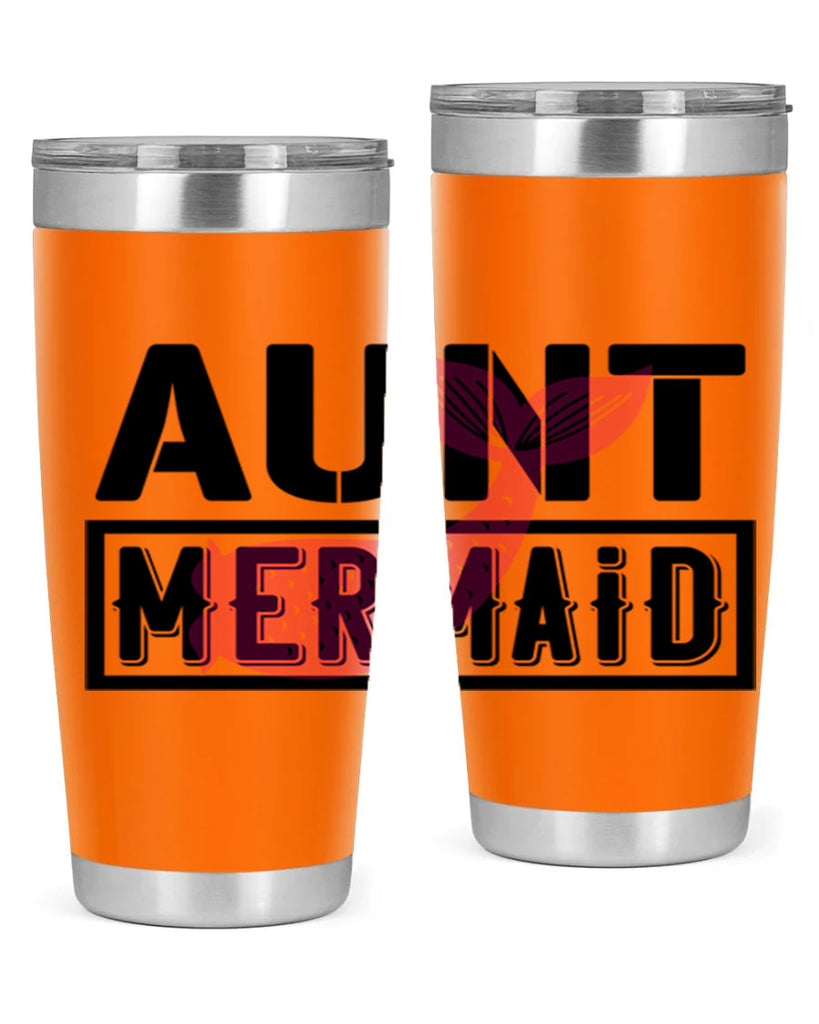 Aunt mermaid 17#- mermaid- Tumbler