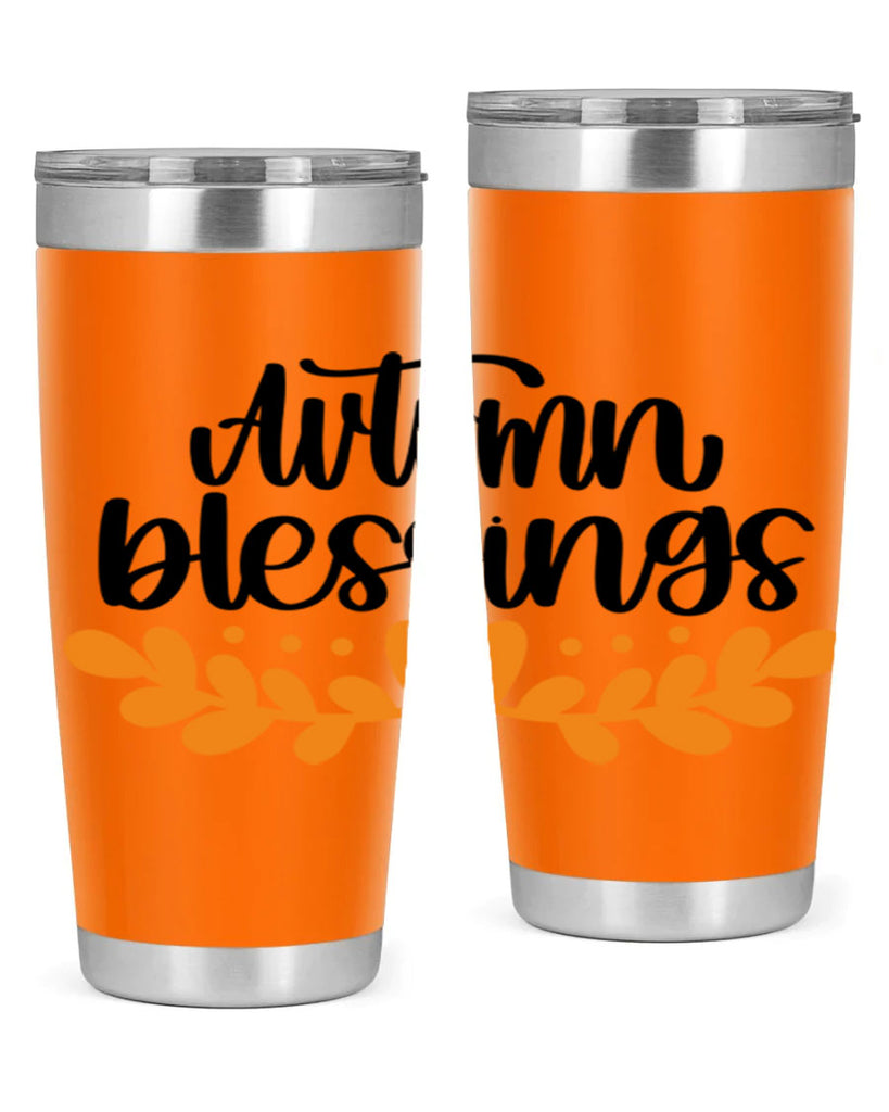 Autumn Blessings 472#- fall- Tumbler
