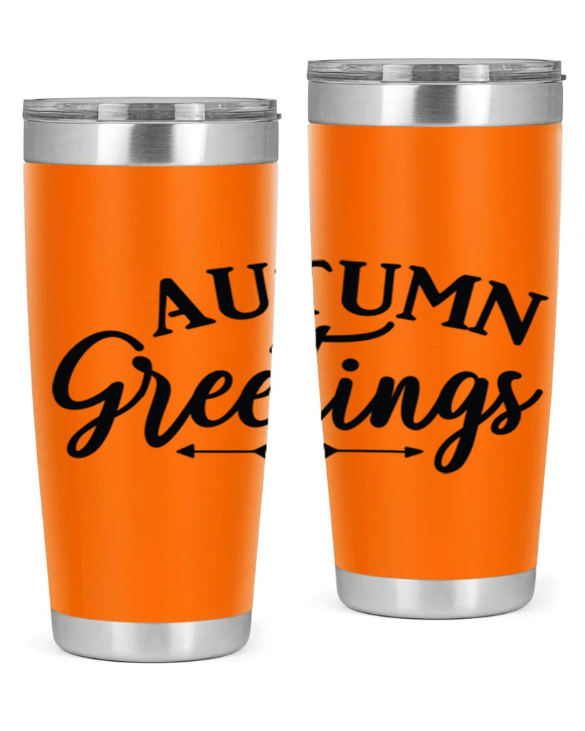 Autumn Greetings 16#- fall- Tumbler