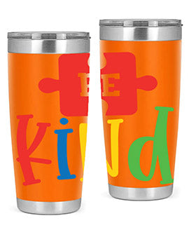 Be Kind Style 9#- autism- Tumbler