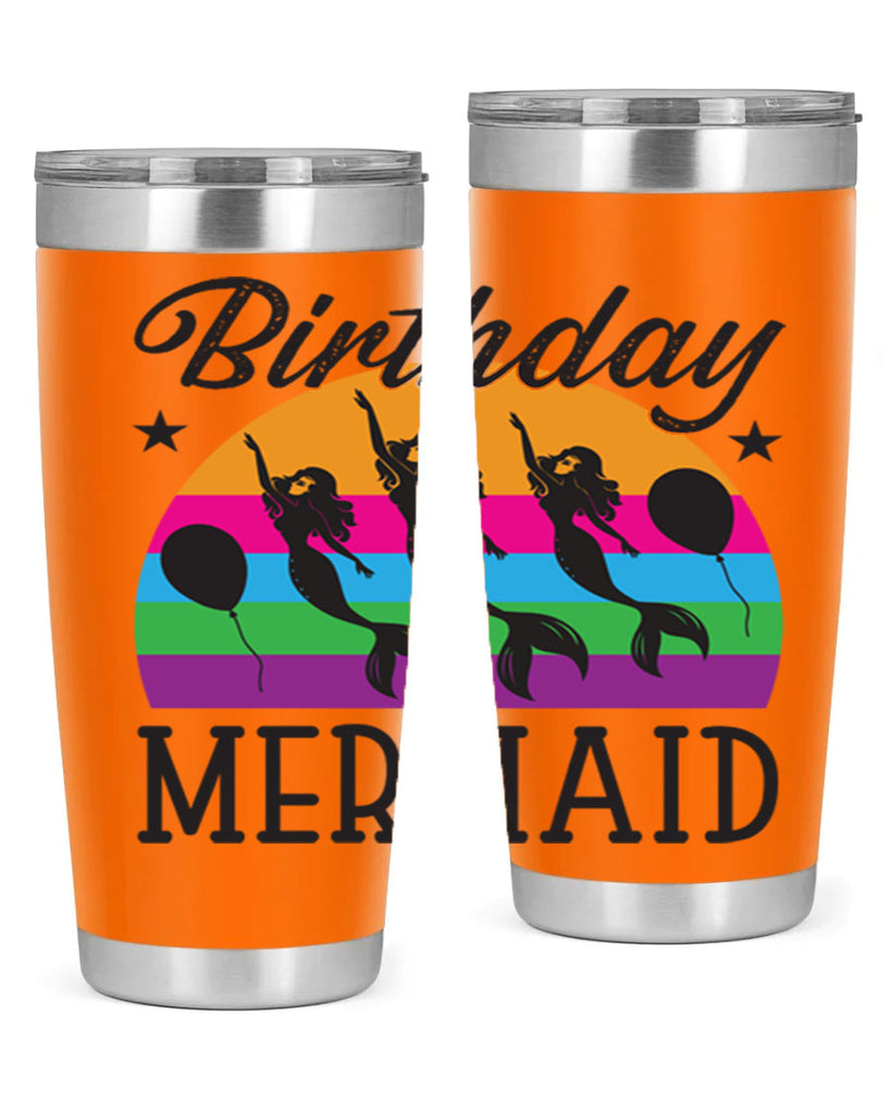 Birthday mermaid 78#- mermaid- Tumbler