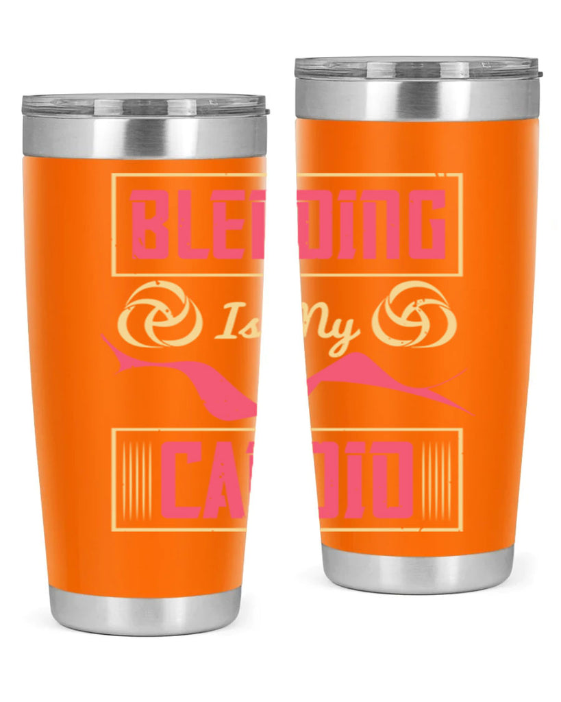 Blending is my cardio Style 167#- make up- Tumbler