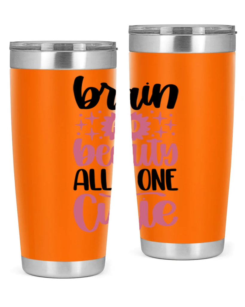 Brain And Beauty All In One Style 126#- make up- Tumbler