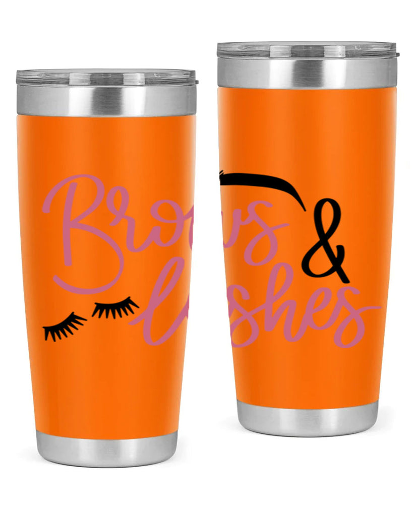 Brows Lashes Style 122#- make up- Tumbler