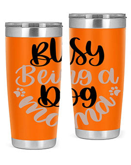 Busy Being A Dog Style 32#- dog- Tumbler