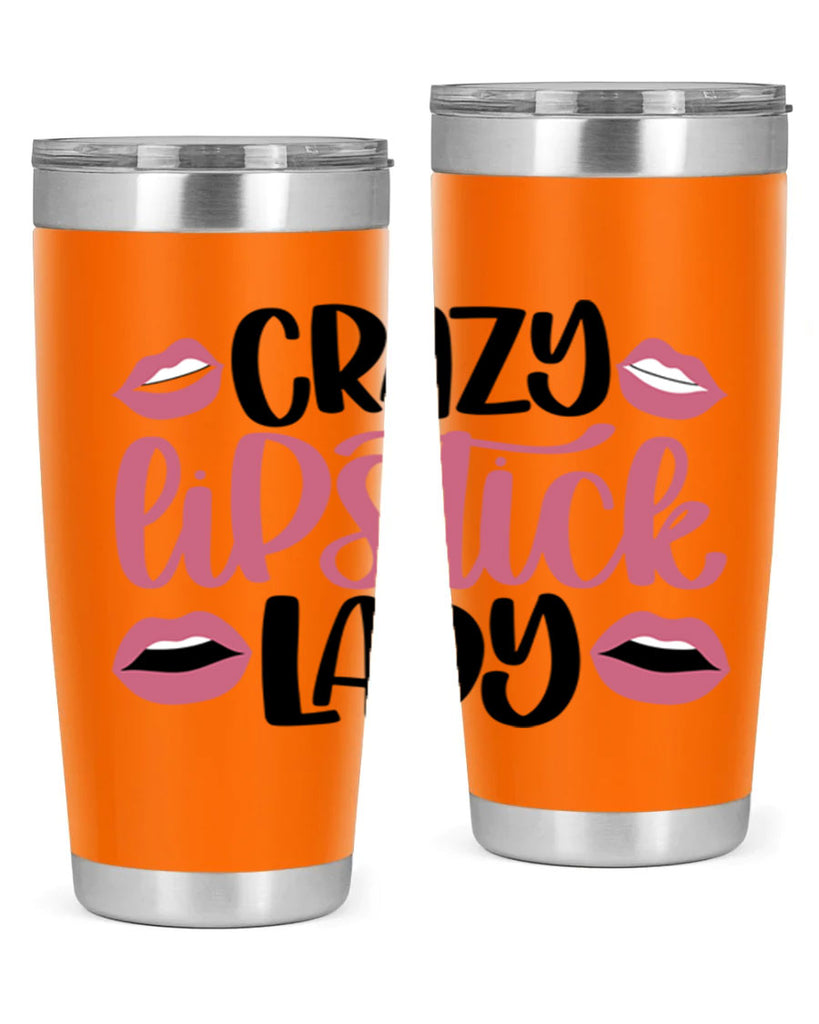 Crazy Lipstick Lady Style 107#- make up- Tumbler