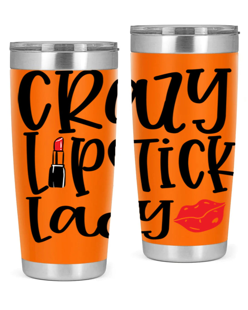 Crazy Lipstick Lady Style 240#- make up- Tumbler