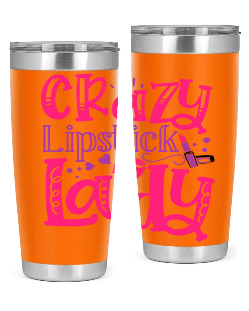 Crazy Lipstick Lady Style 241#- make up- Tumbler