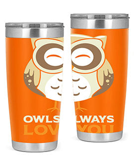 Cute Owl Always Love You A TurtleRabbit 3#- owl- Tumblers