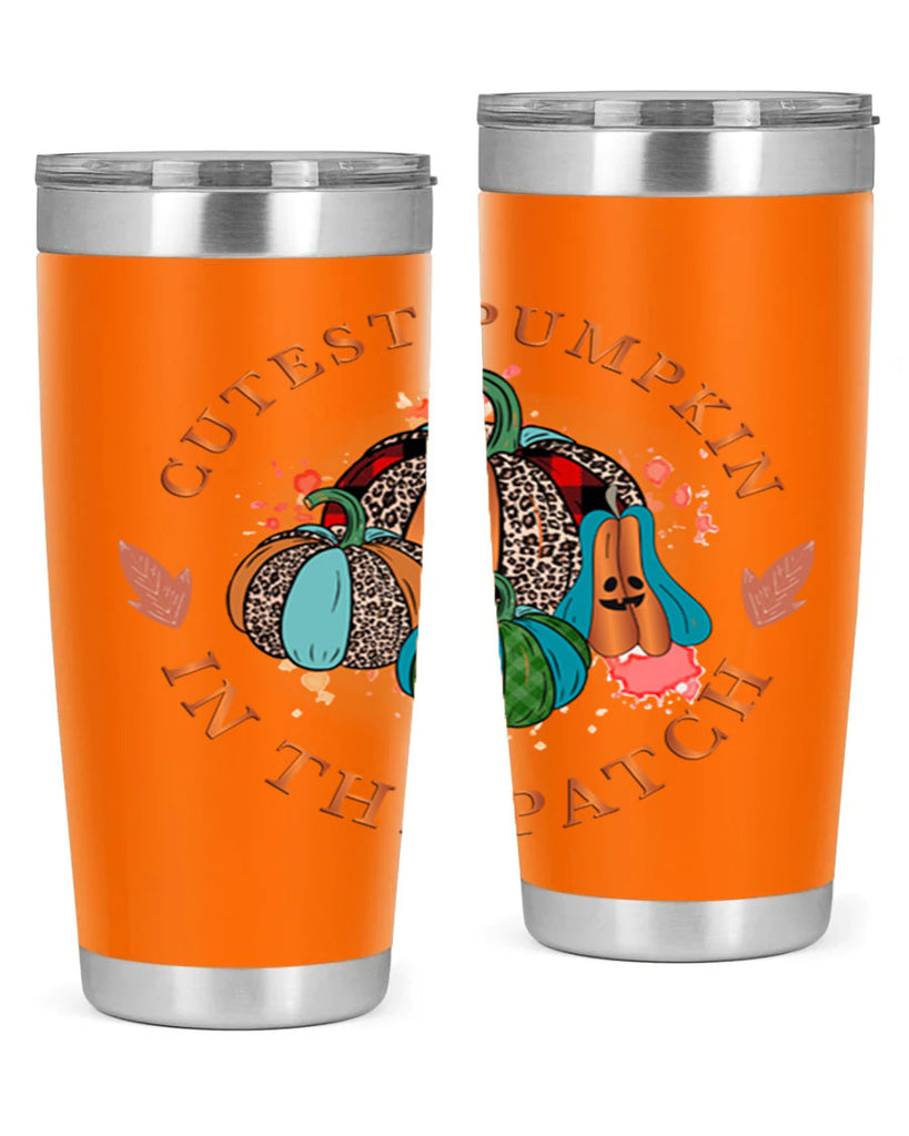 Cutest Pumpkin in the Patch 65#- fall- Tumbler