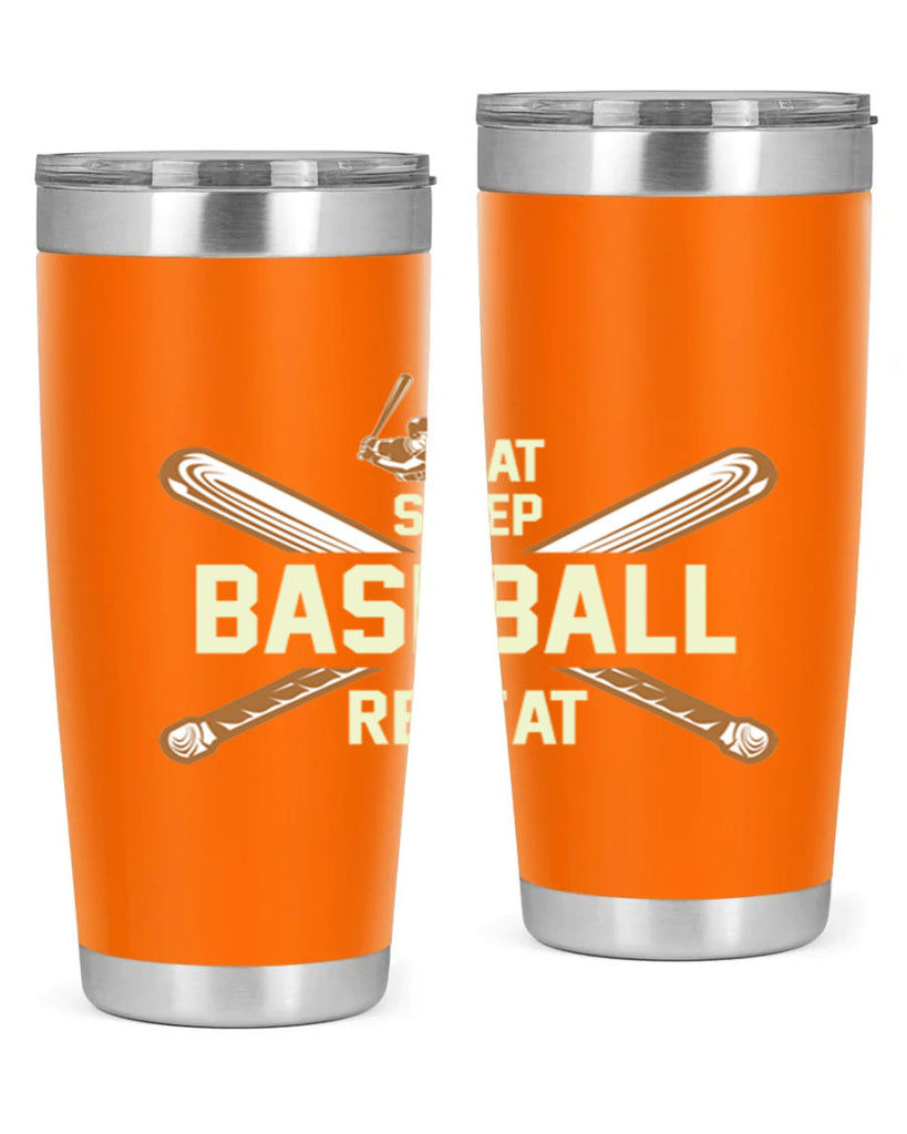 Eat 1285#- baseball- Tumbler