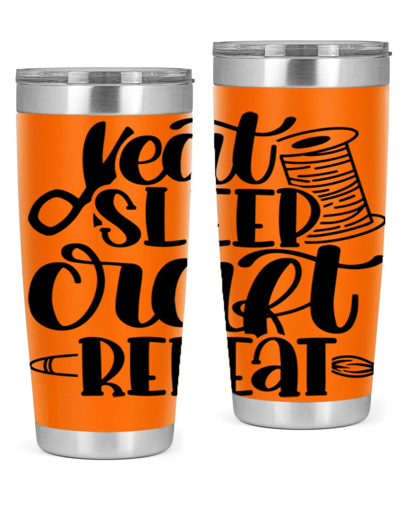 Eat Sleep Craft Repeat 29#- crafting- Tumbler