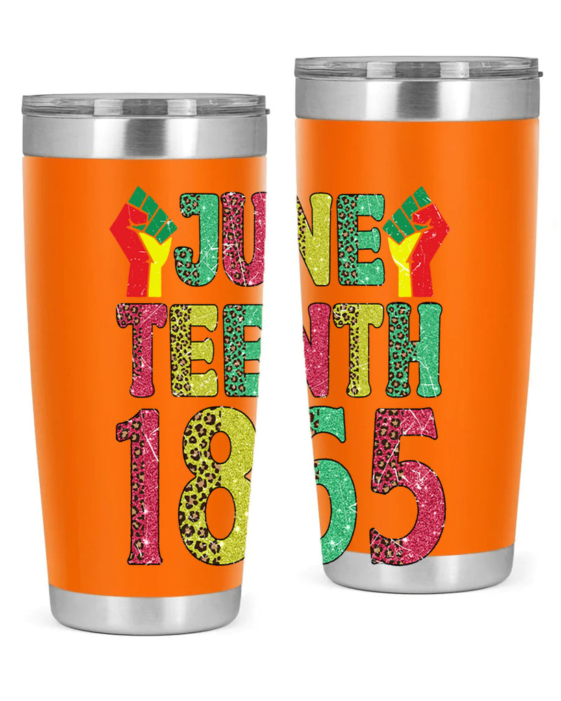 Fist Juneteenth Since 1865 Design Png 10#- Juneteenth- tumbler