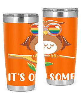 Funny Owl Gift Im Owlsome A TurtleRabbit 7#- owl- Tumblers