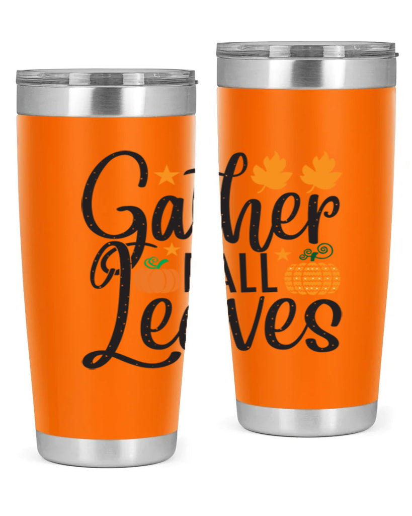 Gatherfallleaves 189#- fall- Tumbler