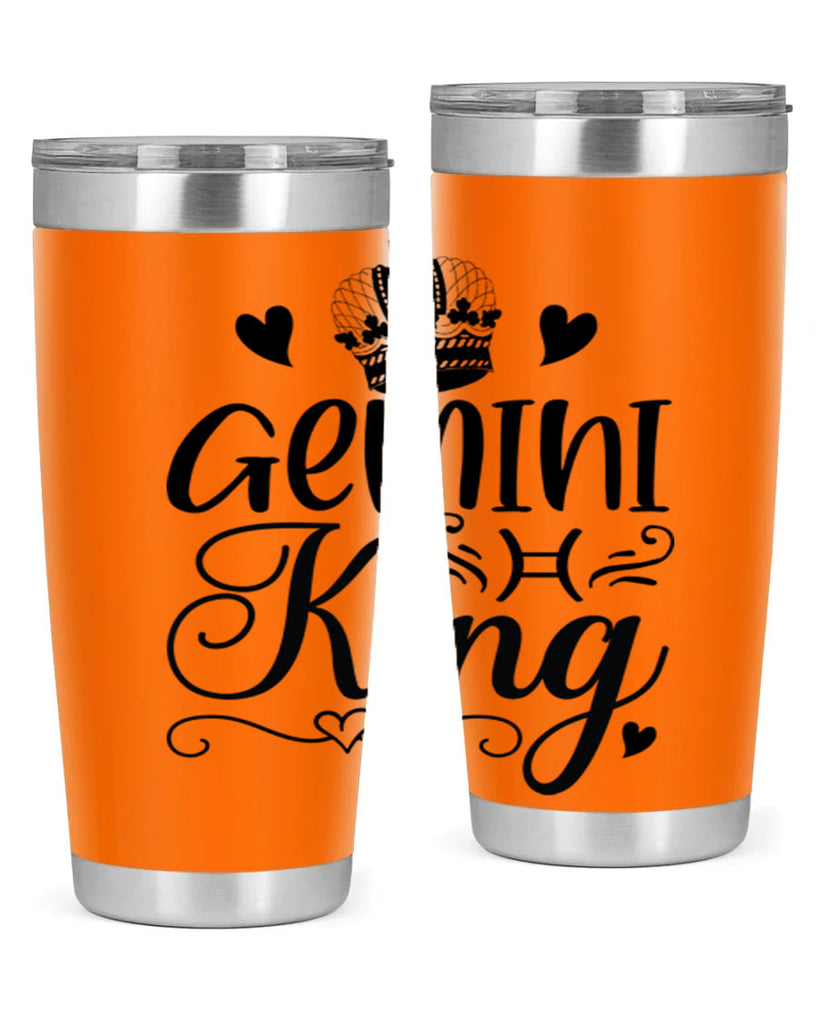 Gemini king 228#- zodiac- Tumbler