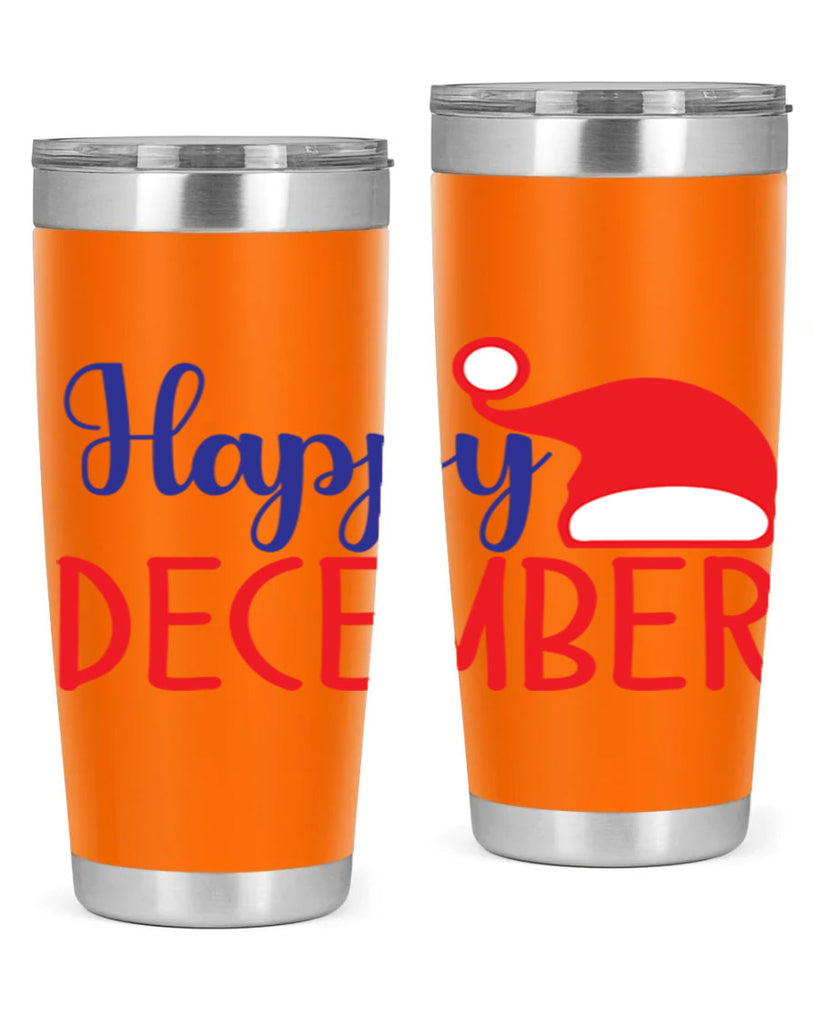 Happy December 135#- winter- Tumbler