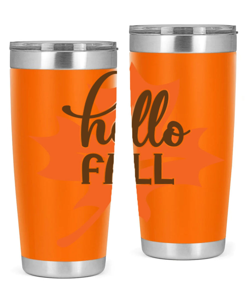 Hello Fall 273#- fall- Tumbler