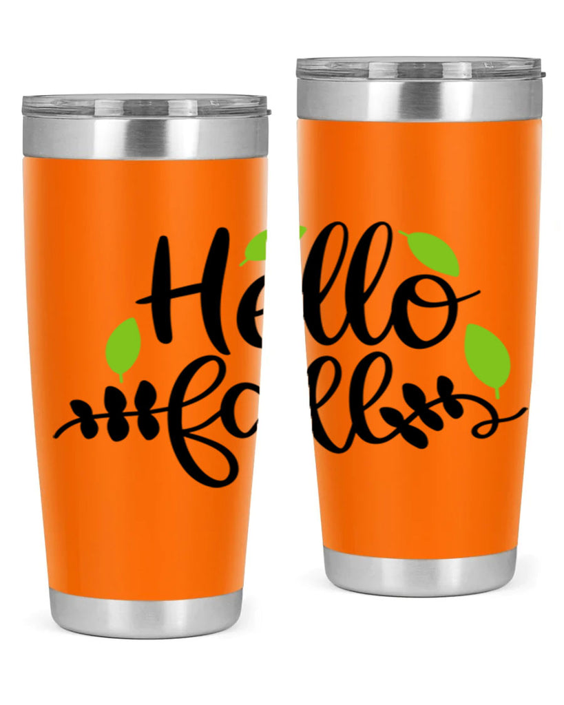 Hello Fall 283#- fall- Tumbler