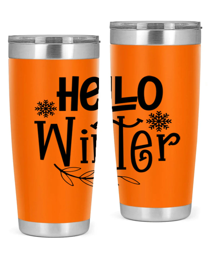 Hello Winter 168#- winter- Tumbler