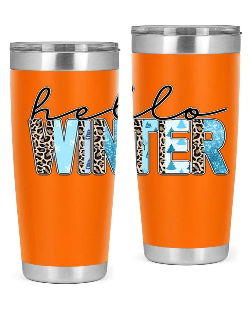 Hello Winter 189#- winter- Tumbler