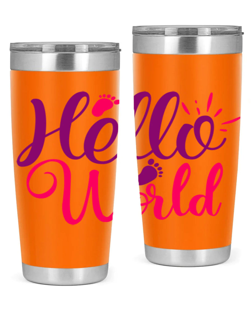 Hello World Style 260#- baby- tumbler