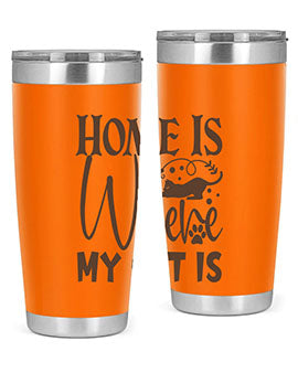 Home Is Where My Cat Is Style 14#- cat- Tumbler