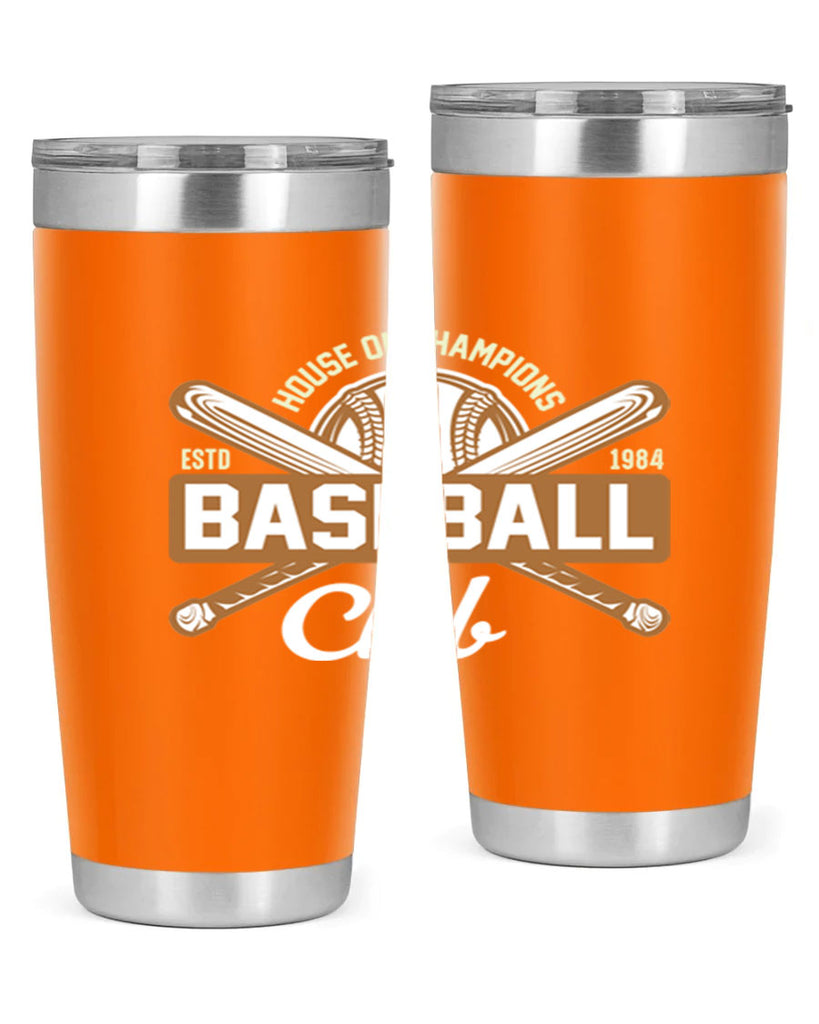 House 1178#- baseball- Tumbler