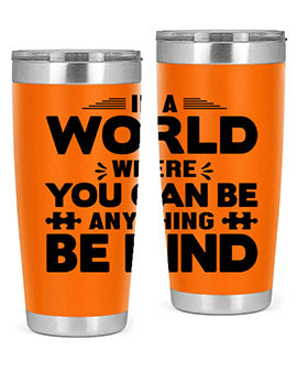 In a world Style 48#- autism- Tumbler