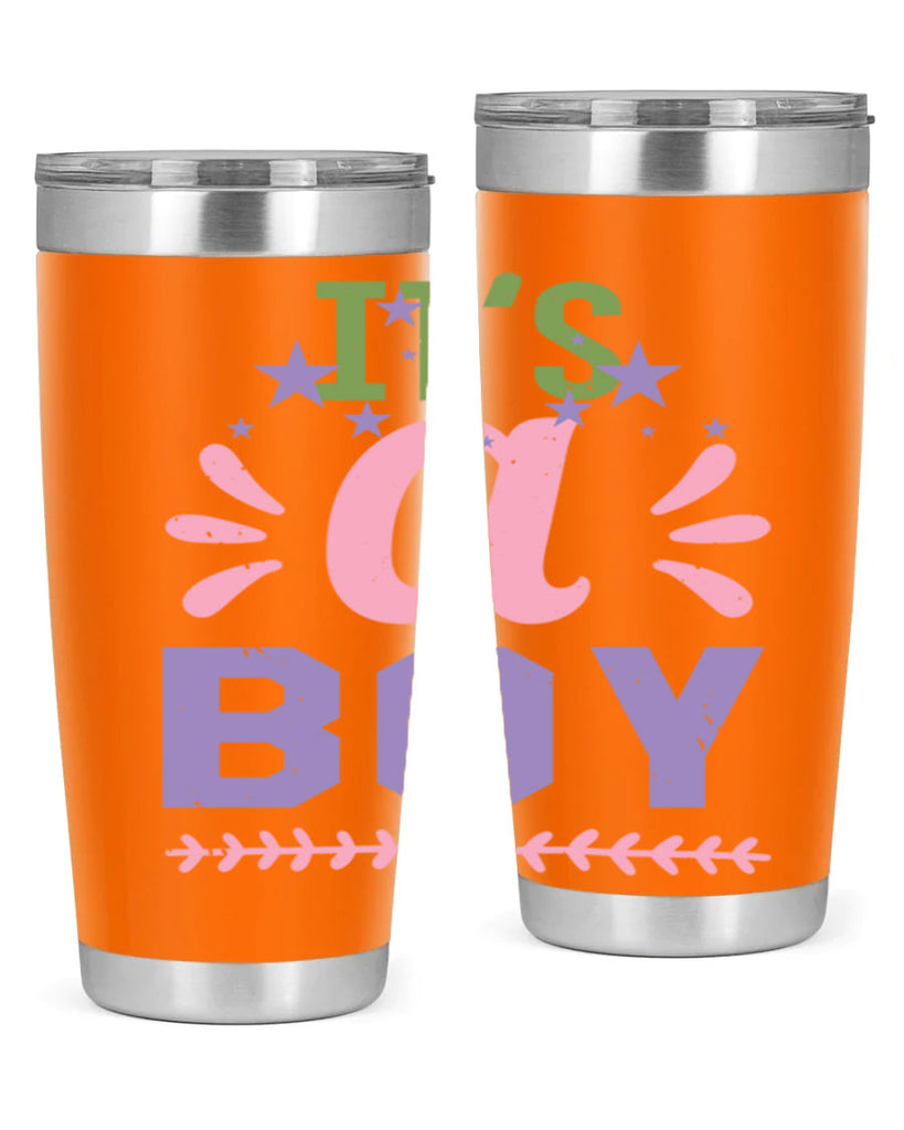 Its a boy Style 33#- baby shower- tumbler