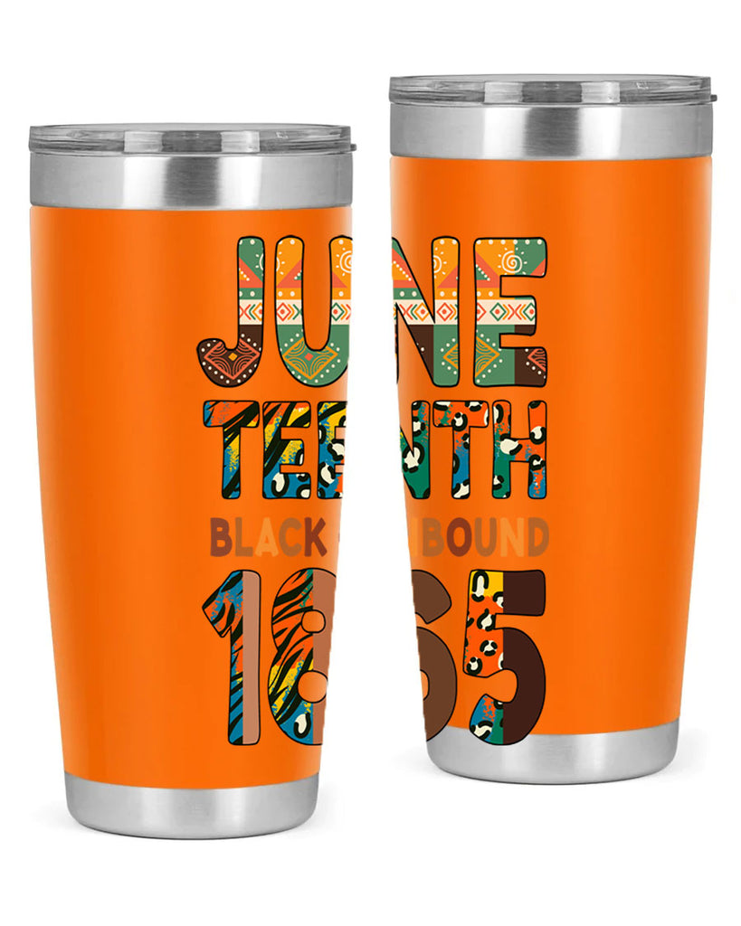 Juneteenth Black Unbound 1865 Png 33#- Juneteenth- tumbler