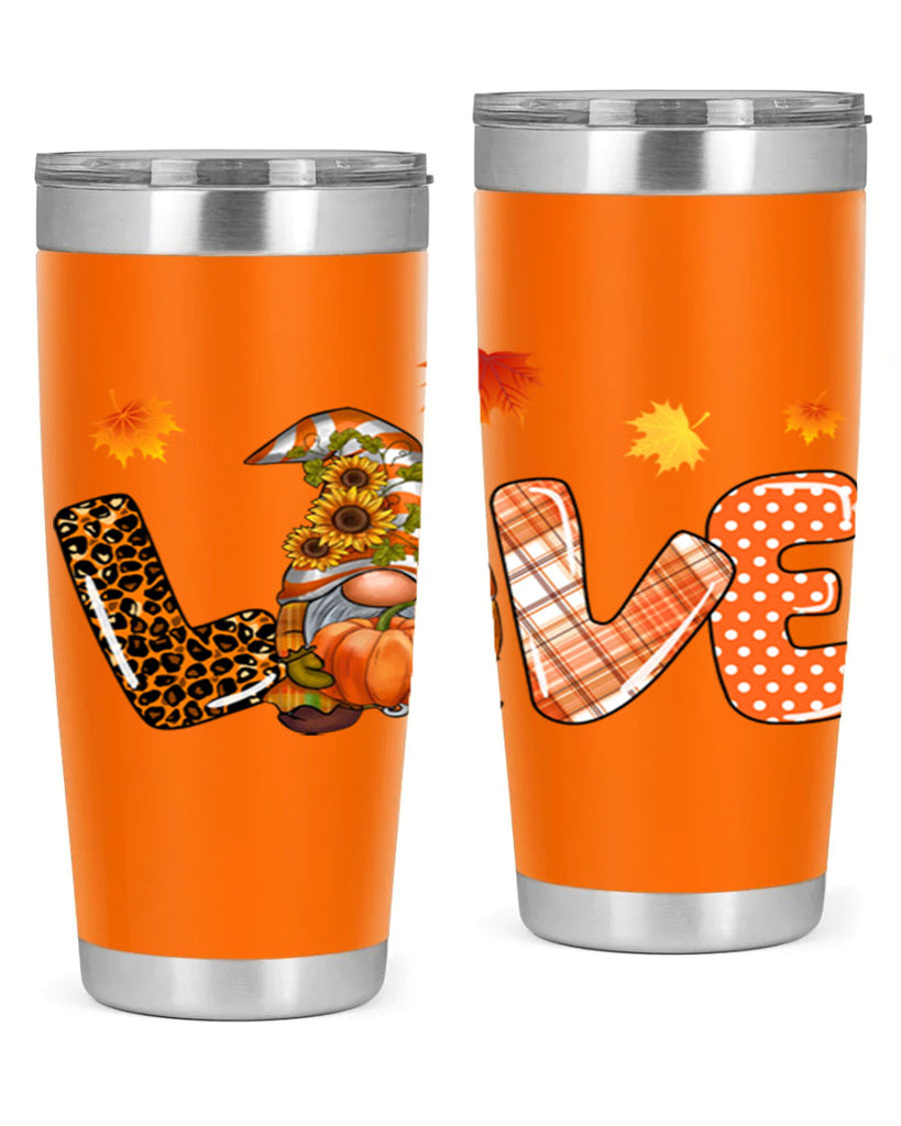 LOVEFallGnomeAutumn 416#- fall- Tumbler