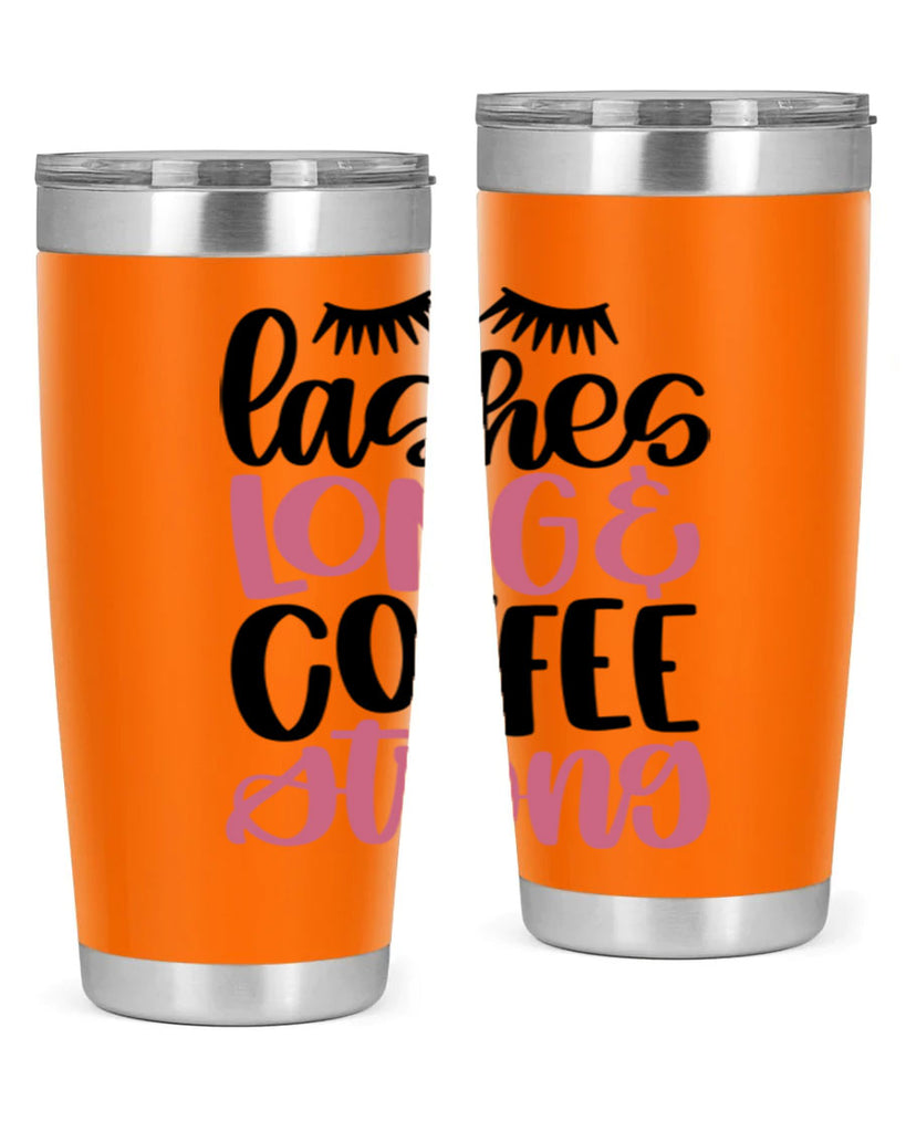 Lashes Long Coffee Strong Style 67#- make up- Tumbler