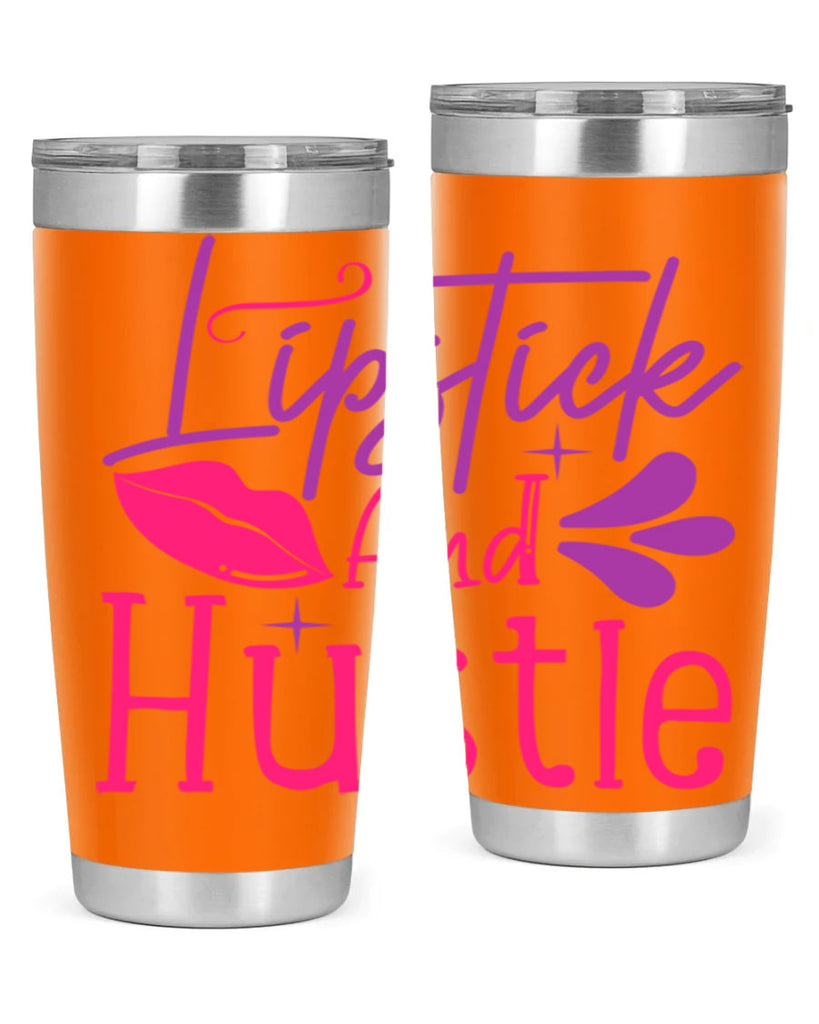 Lipstick And Hustle Style 229#- make up- Tumbler