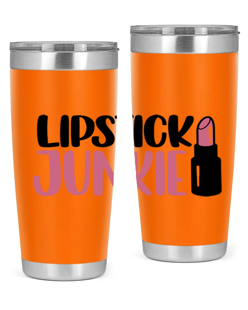 Lipstick Junkie Style 56#- make up- Tumbler