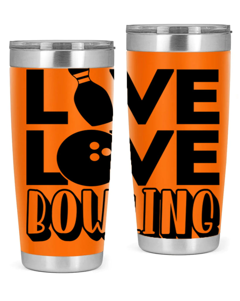 Live Love Bowling 833#- bowlig- Tumbler