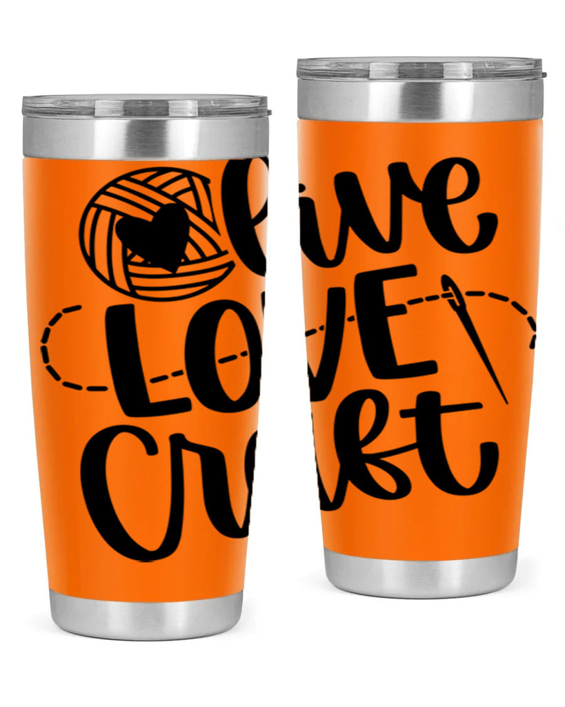 Live Love Craft 15#- crafting- Tumbler